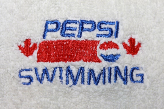 Vintage 1980s Stocked Pepsi Swimming x Speedo Ter… - image 10