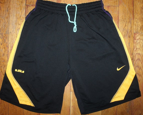 Nike Lebron James Los Angeles Lakers Shorts Hat Etsy Canada