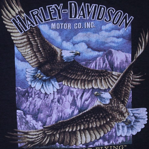Vintage 1990 Harley Davidson 3D Emblem 