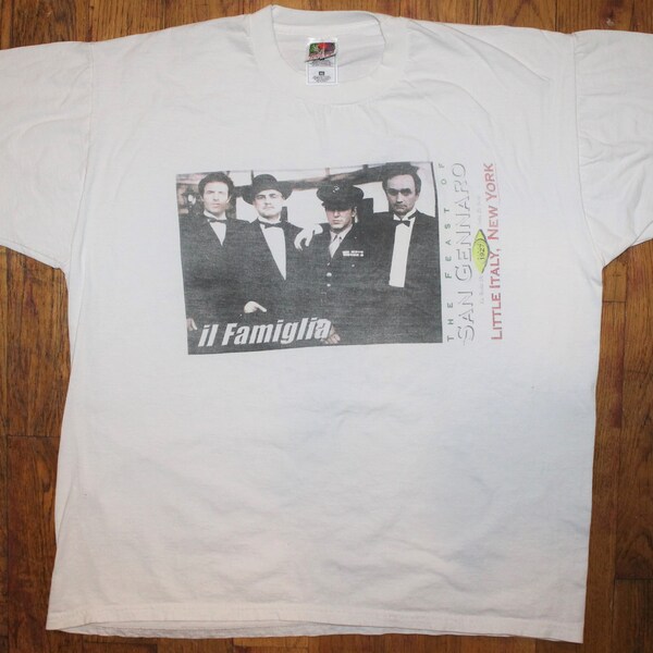 Vintage 1998 Feast of San Gennaro "Godfather" Shirt