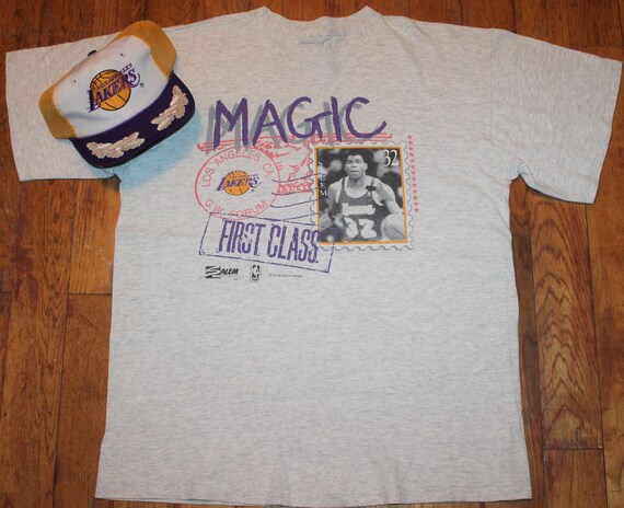 Magic johnson vintage t shirt clearance