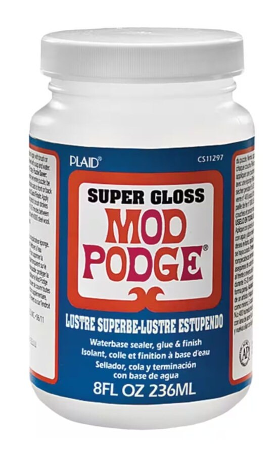  Mod Podge Super Thick Gloss (8-Ounce), CS11297 & Dishwasher  Safe Waterbased Sealer, Glue and Finish (8-Ounce), CS15059 Gloss, 8 Ounce :  Arts, Crafts & Sewing