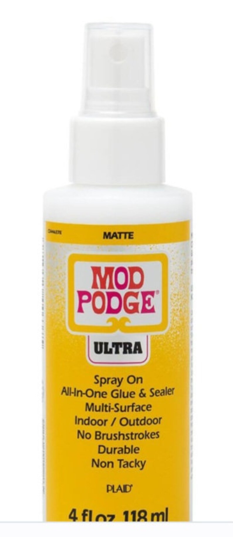 Mod Podge Ultra Matt Spray Finish 4 Oz. - Etsy