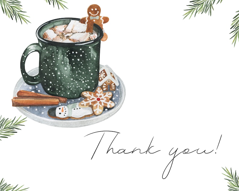 Christmas PNG,Digital Christmas Clipart Watercolor Christmas Food Clipart,Watercolor Christmas Dinner Clipart