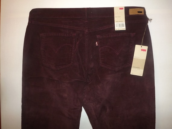 Levis 701 Vintage Corduroy Women Demi Curve W35