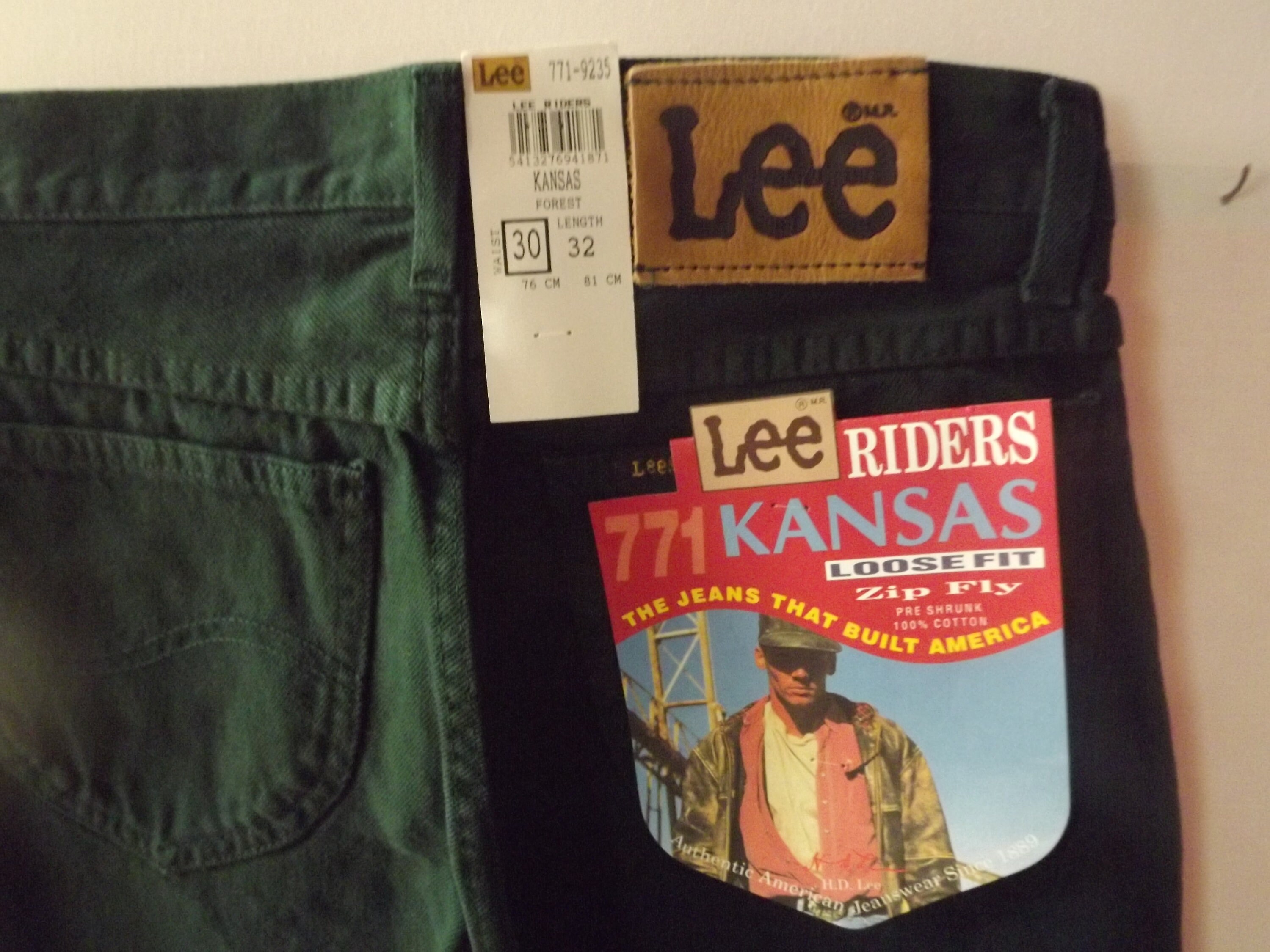 ◆LEE◆ Kansas Lee Man to Man Navy Lee 771 Kansas Men W28