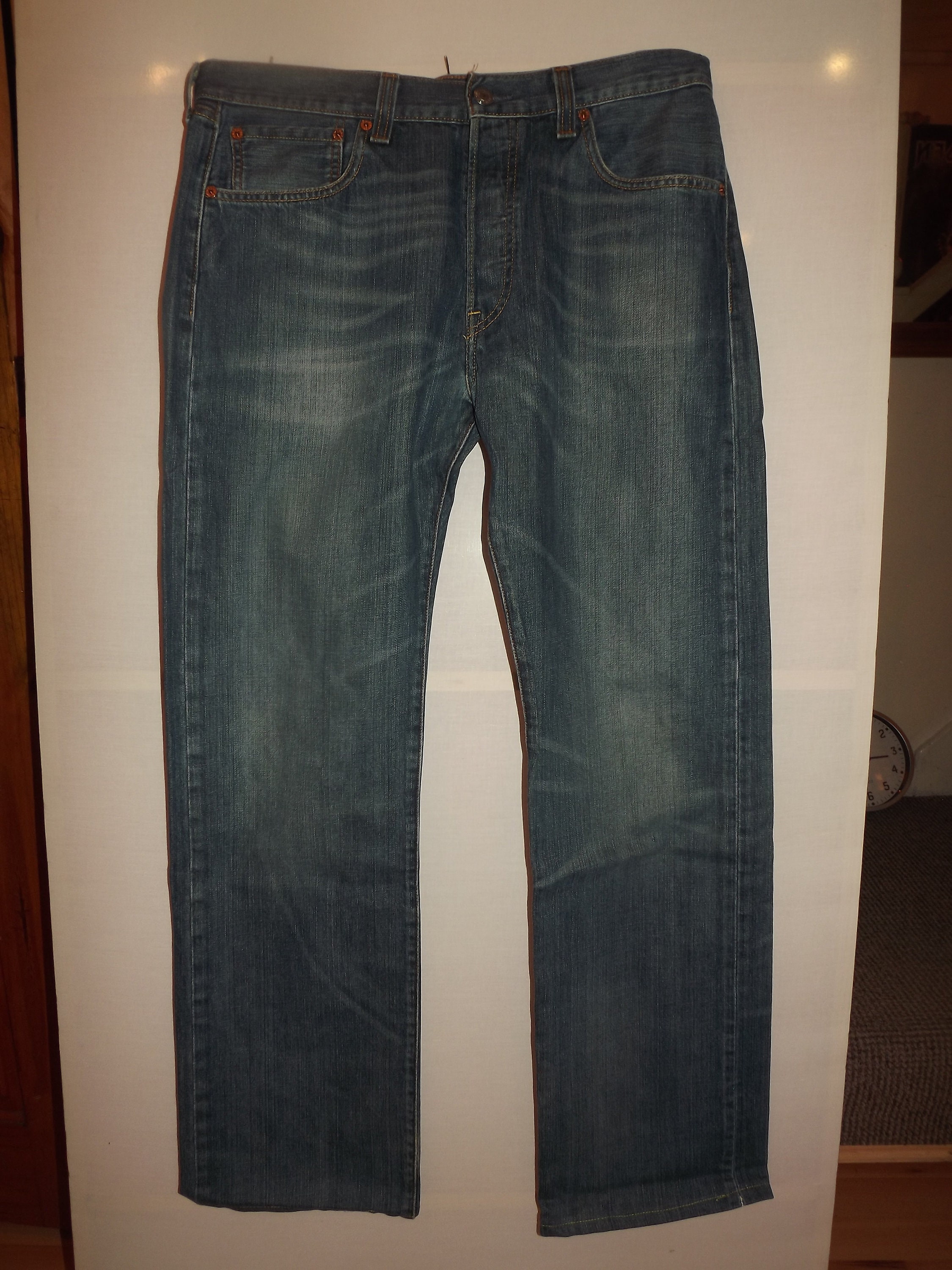 LEVI'S 501（W34 L32） Levi's 501 Original size W34 L32 Men's Blue Straight Leg