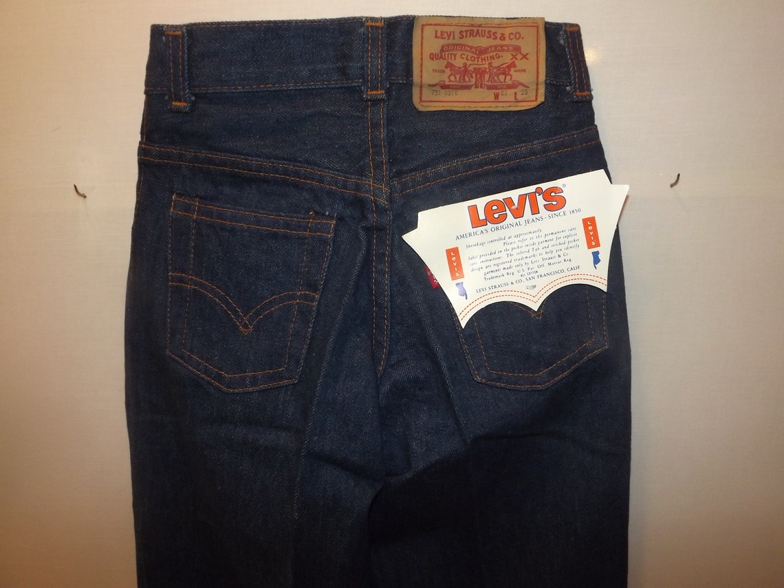 Levis 751 Vintage Women Slim Fit W22 L25 24 | Etsy