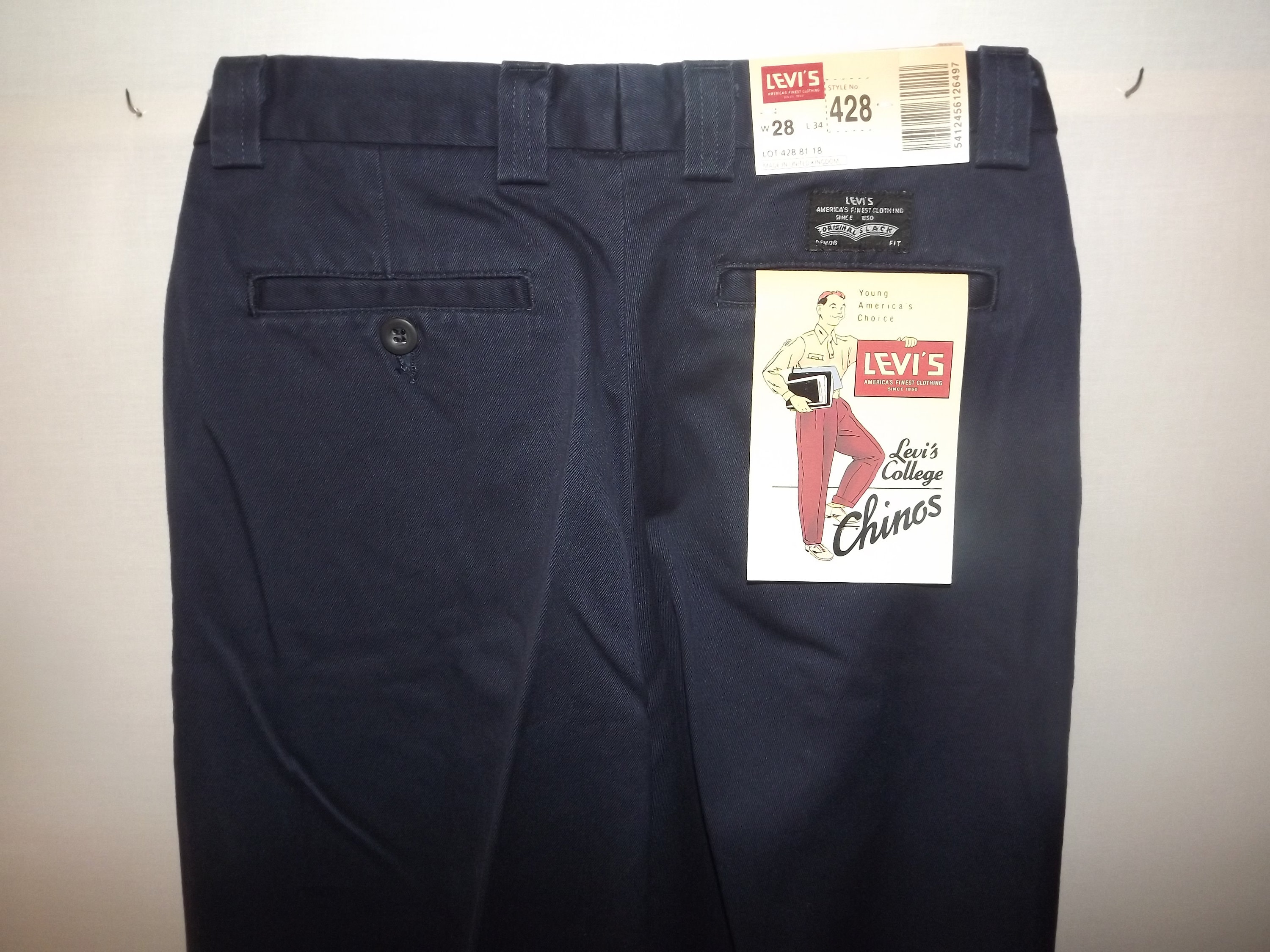 Levis College Chino Vintage W26 L34 13