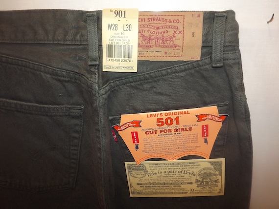 VINTAGE LEVIS 501 W24 L30 25 | Etsy