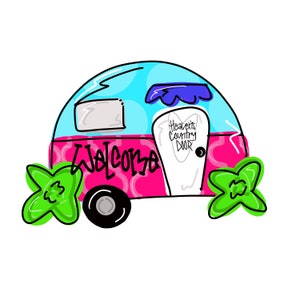 TEMPLATE: Camper door hanger