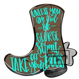 TEMPLATE: Take off your boots | door hanger template | downloadable file | cowboy boots | boots | country decor