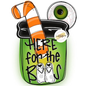 Template: Halloween Mason jar