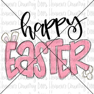 PNG sublimation file| happy easter | digital download | easter png