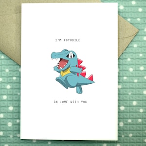 Totodile in Love with You - Pokemon Jubiläums Karte