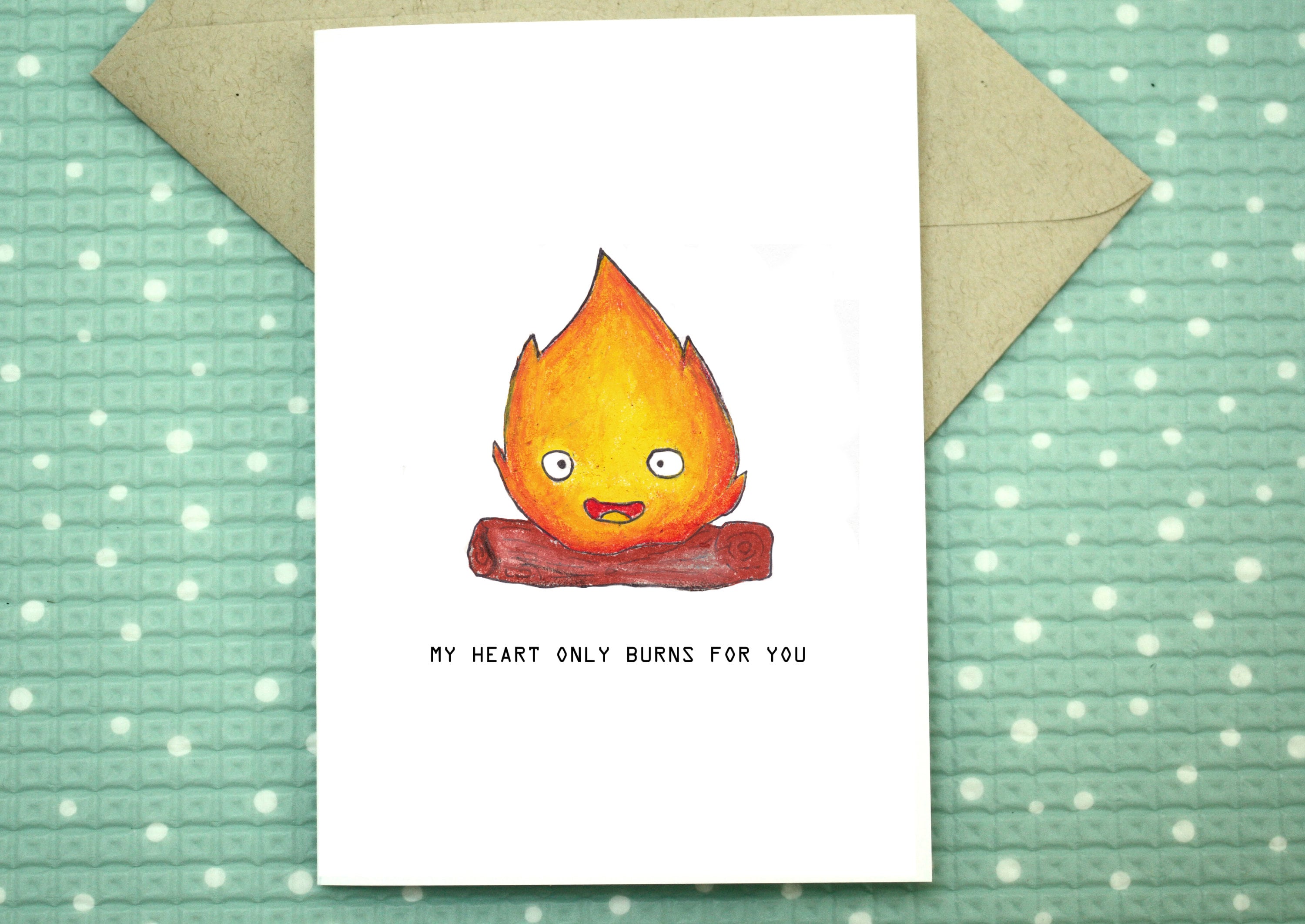 カルシファーページ 楽天市場】ムービック ハウルの動く城 ポストカード 食べ物シリーズ カ