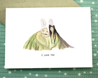 I LAVA YOU - Anniversary Love Card