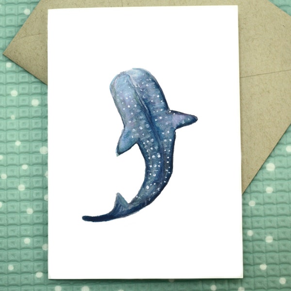 Whale Shark - Blank Greeting Card