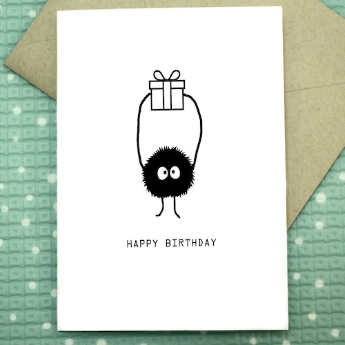 Spirited Away Card Ghibli Birthday Card Printable Ghibli Etsy