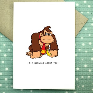 Donkey Kong - Jestem Bananasem O Tobie - Rocznicowa Karta Miłosna
