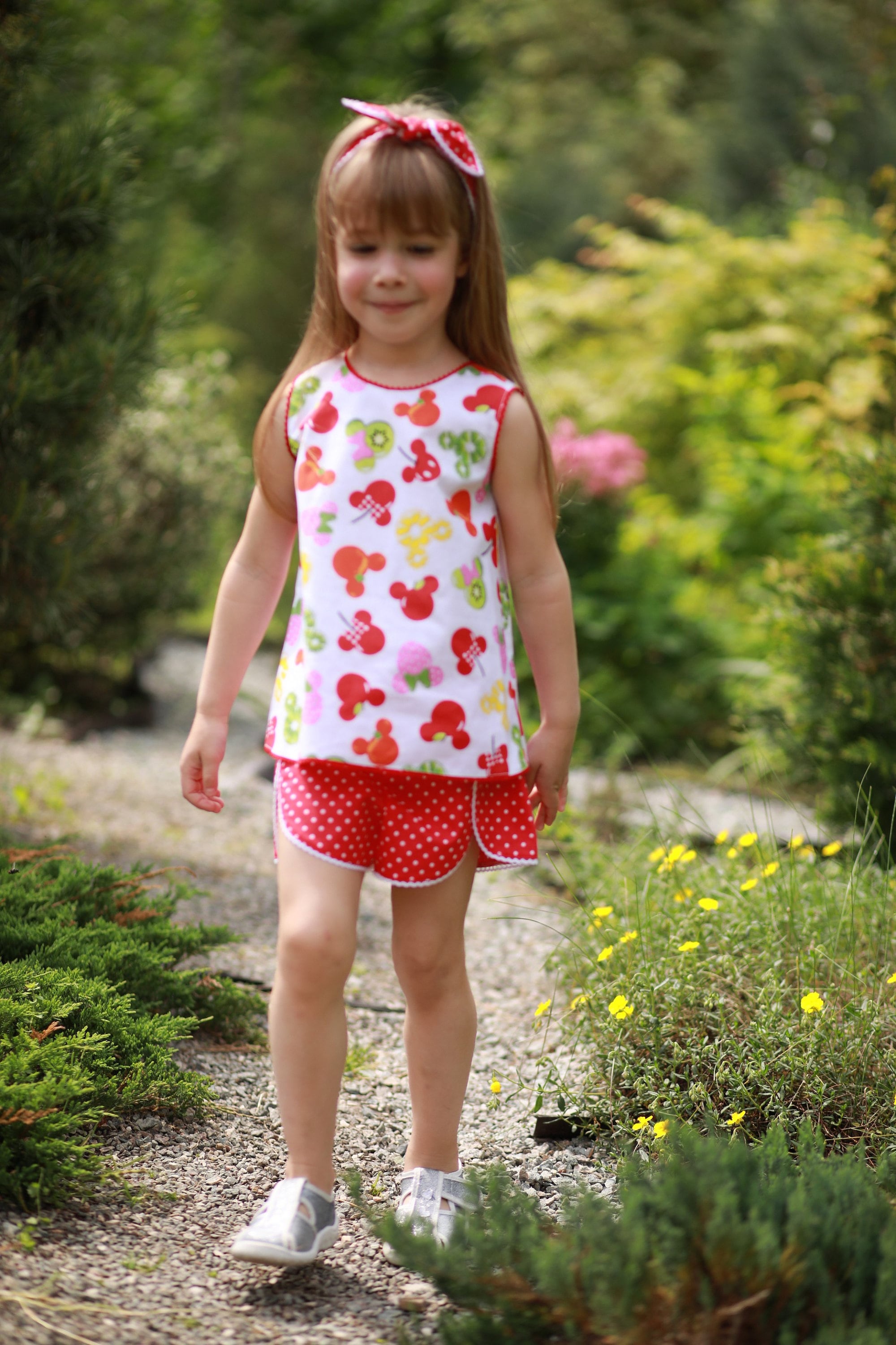 Tutti frutti girls shorts sets 12m 18m 2T 3T 4T 7 8 Colorful Etsy