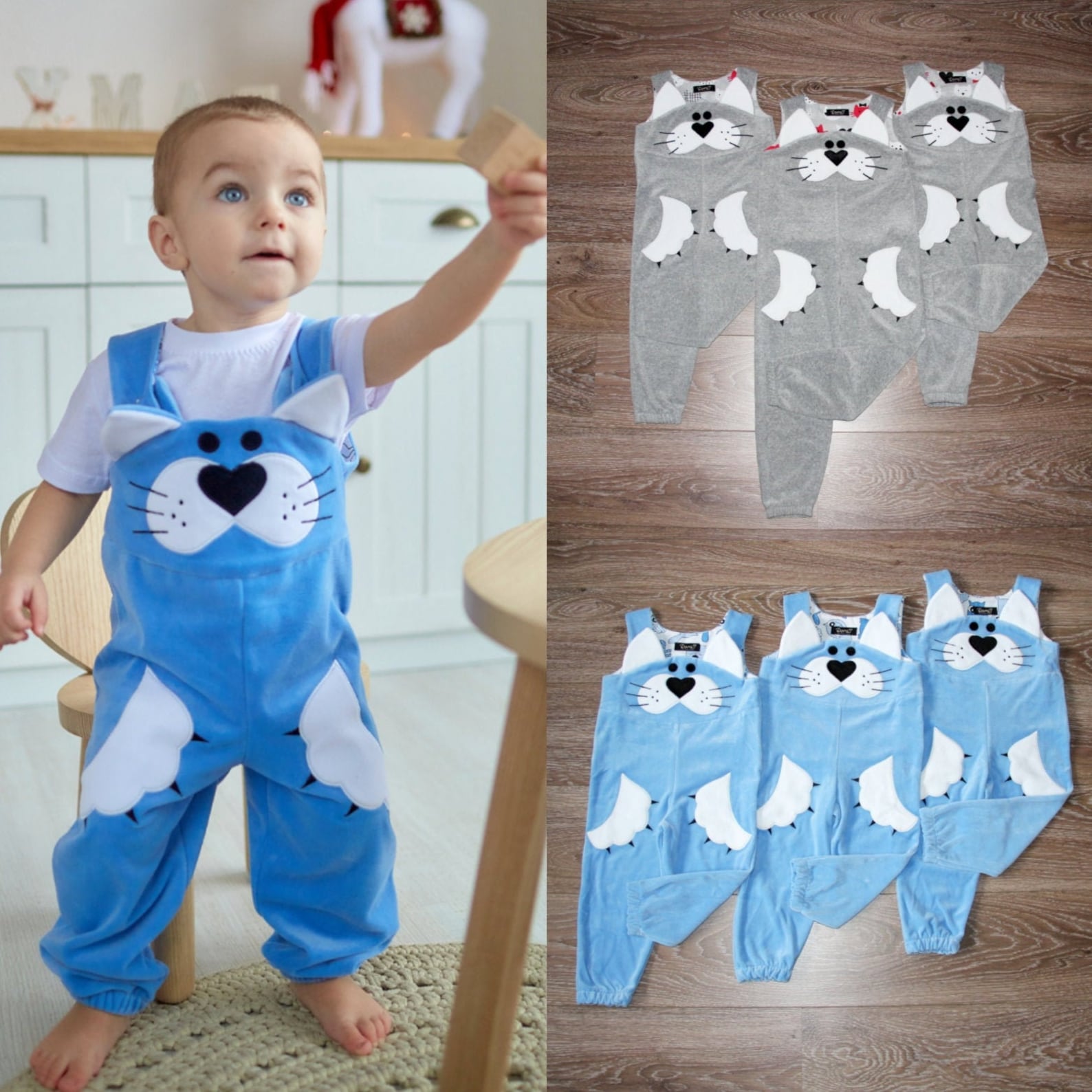 Baby boy outfit cat Kids animal costume Etsy