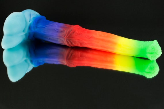Rainbow Horse Dildo