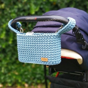LEA S Stroller organizer, Diaper bag blue, Kinderwagen organizer