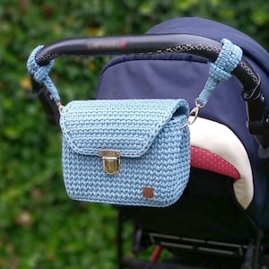 LIZ Stroller diaper bag, Stroller organizer blue, Kinderwagen organizer