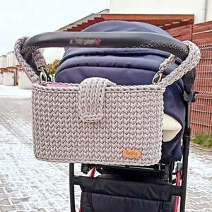 LEA M Stroller organizer, Diaper bag latte, Kinderwagen organizer tasche