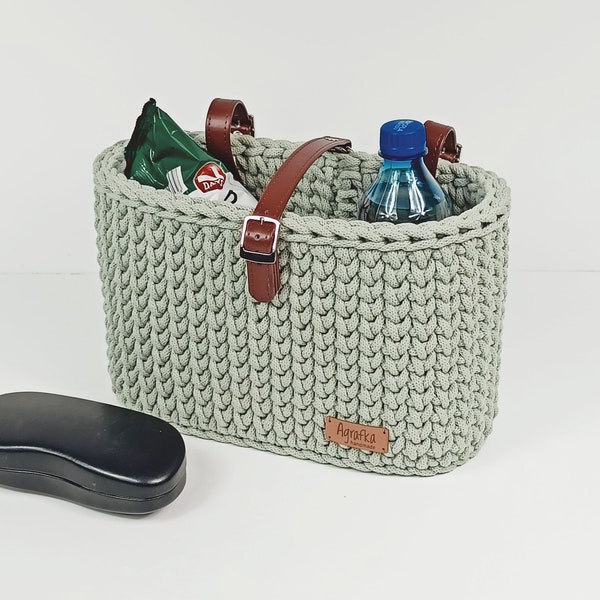 Handlebar basket, Bike organizer, Bike basket, Handmade organizer, Bike accessories, Lenkertasche