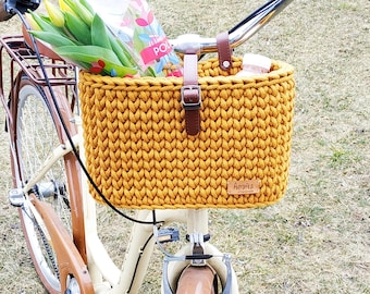 Handlebar basket, Bike organizer, Bike basket, Handmade organizer, Bike accessories, Lenkertasche