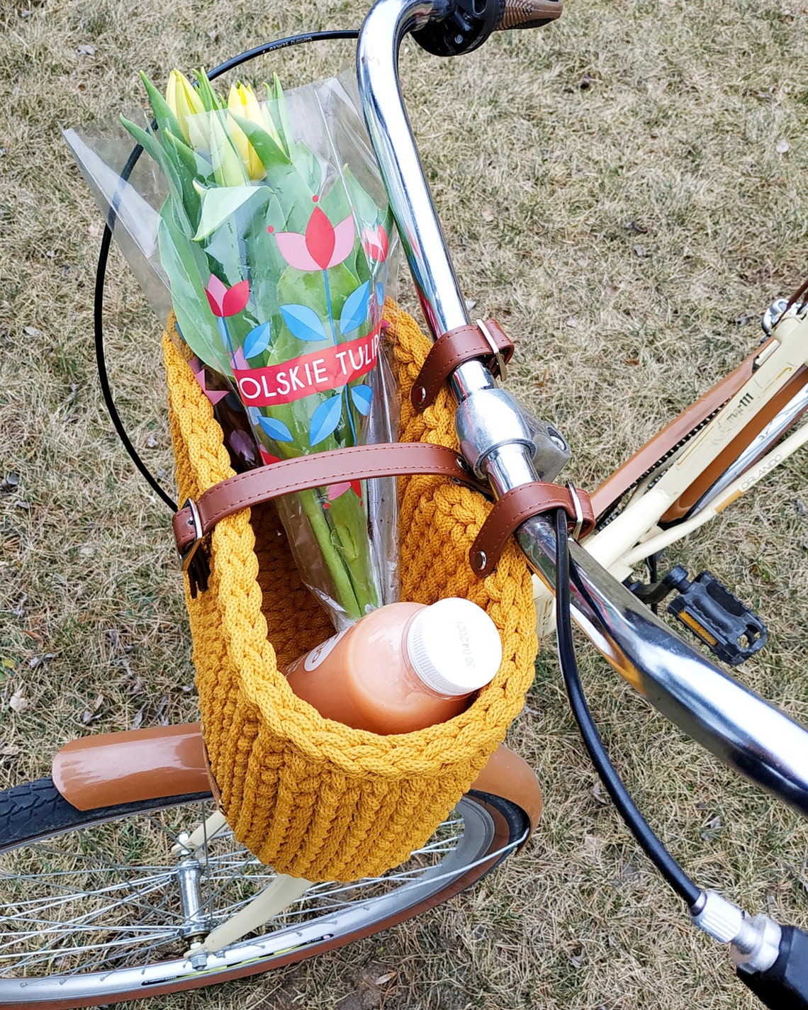 Handlebar Basket Bike Organizer Bike Basket Handmade Etsy