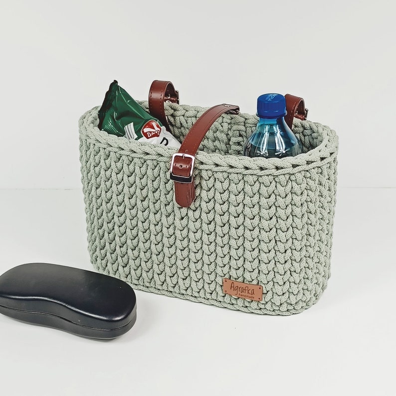 Lenkerkorb, Fahrradveranstalter, Fahrradkorb, Handmade-Organizer, Fahrradzubehör, Lenkertasche Bild 1