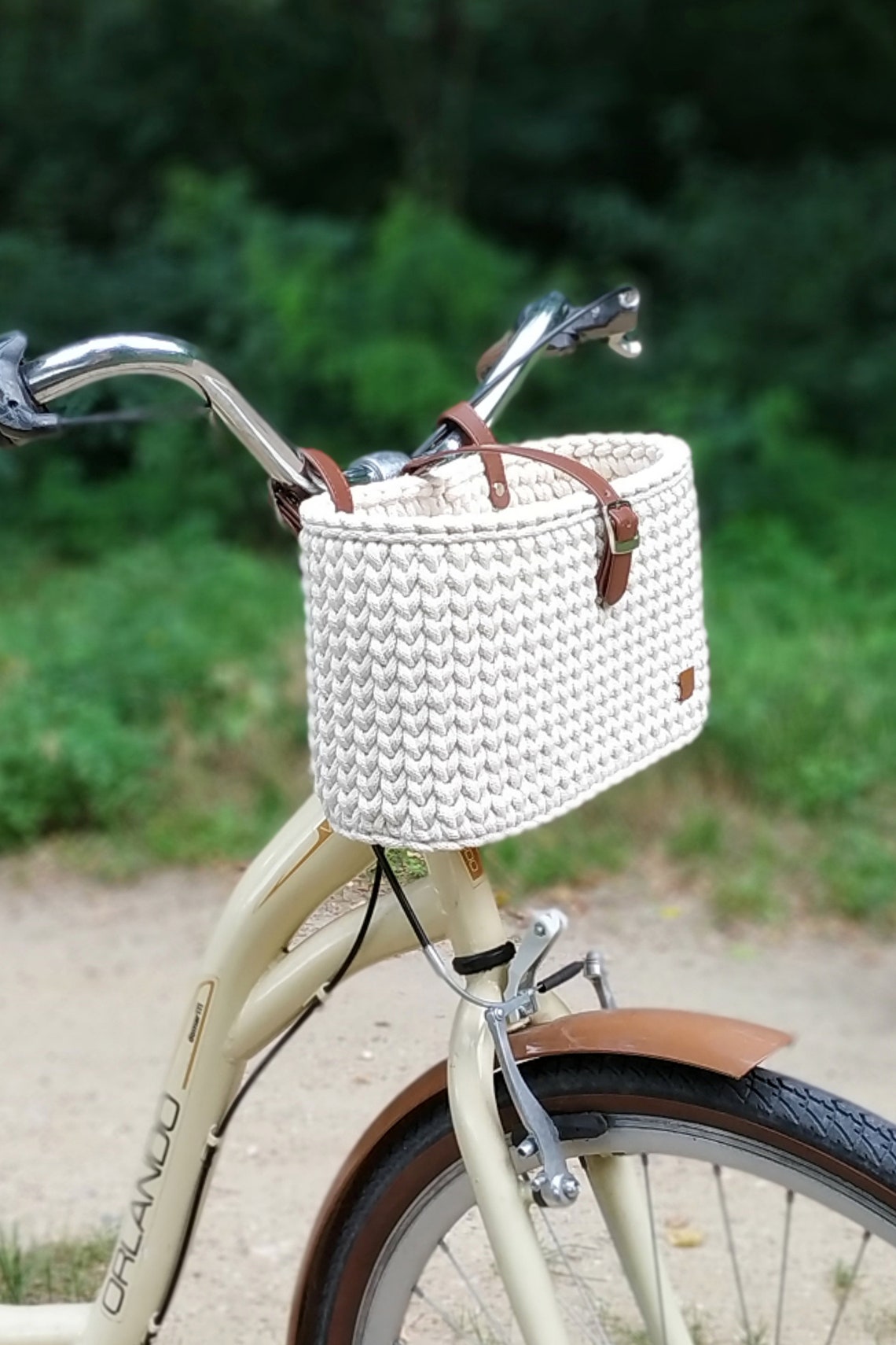 Handlebar Basket Bike Organizer Bike Basket Handmade Etsy
