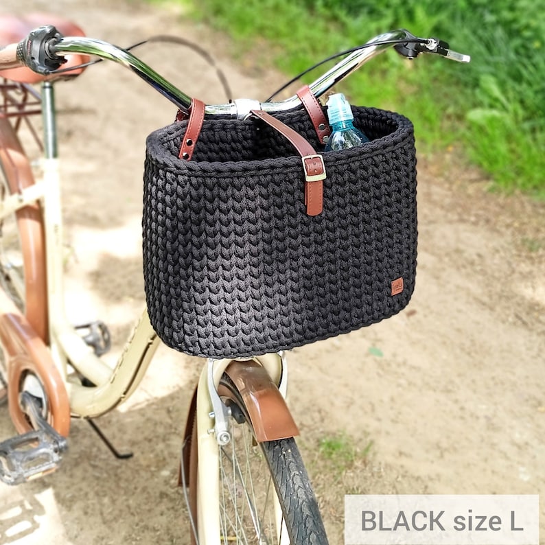 Lenkerkorb, Fahrradveranstalter, Fahrradkorb, Handmade-Organizer, Fahrradzubehör, Lenkertasche Bild 3