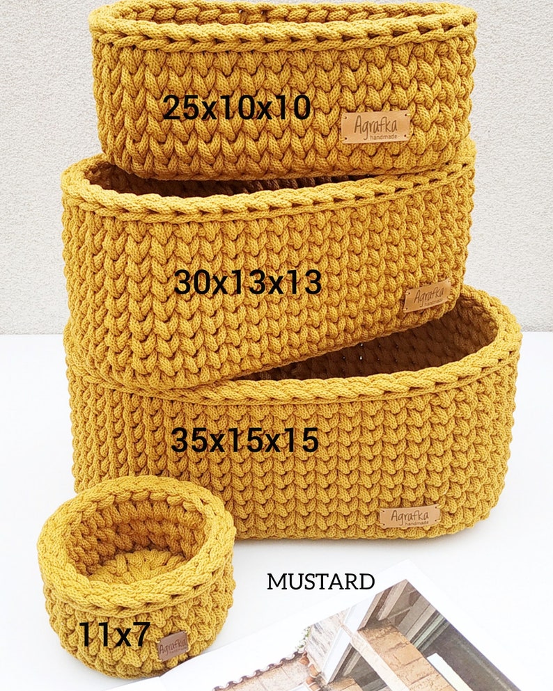 Oval Rope Basket Diaper Basket Crochet Storage Basket Etsy