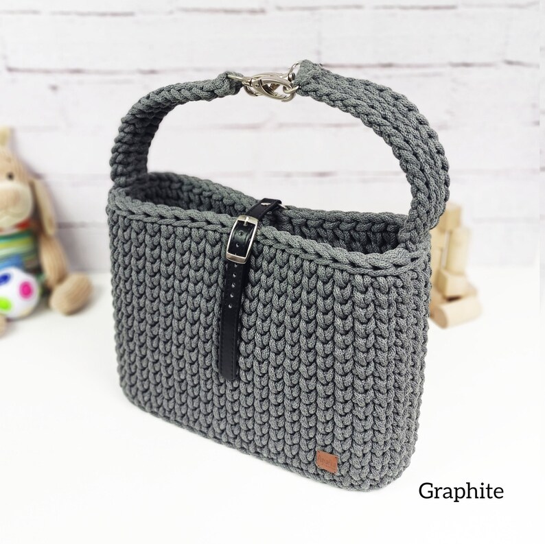 PIA Stroller organizer gray, Kinderwagen tasche, Diaper bag, Woven organizer image 4