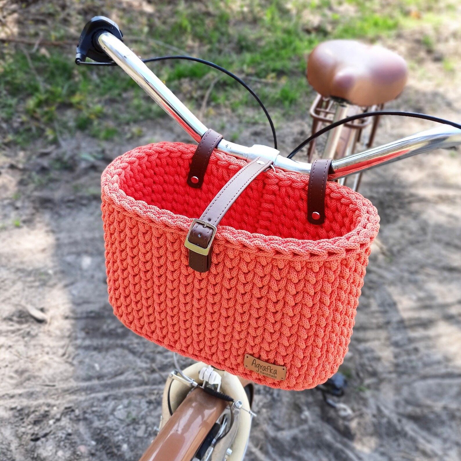 Handlebar Basket Bike Organizer Bike Basket Handmade Etsy