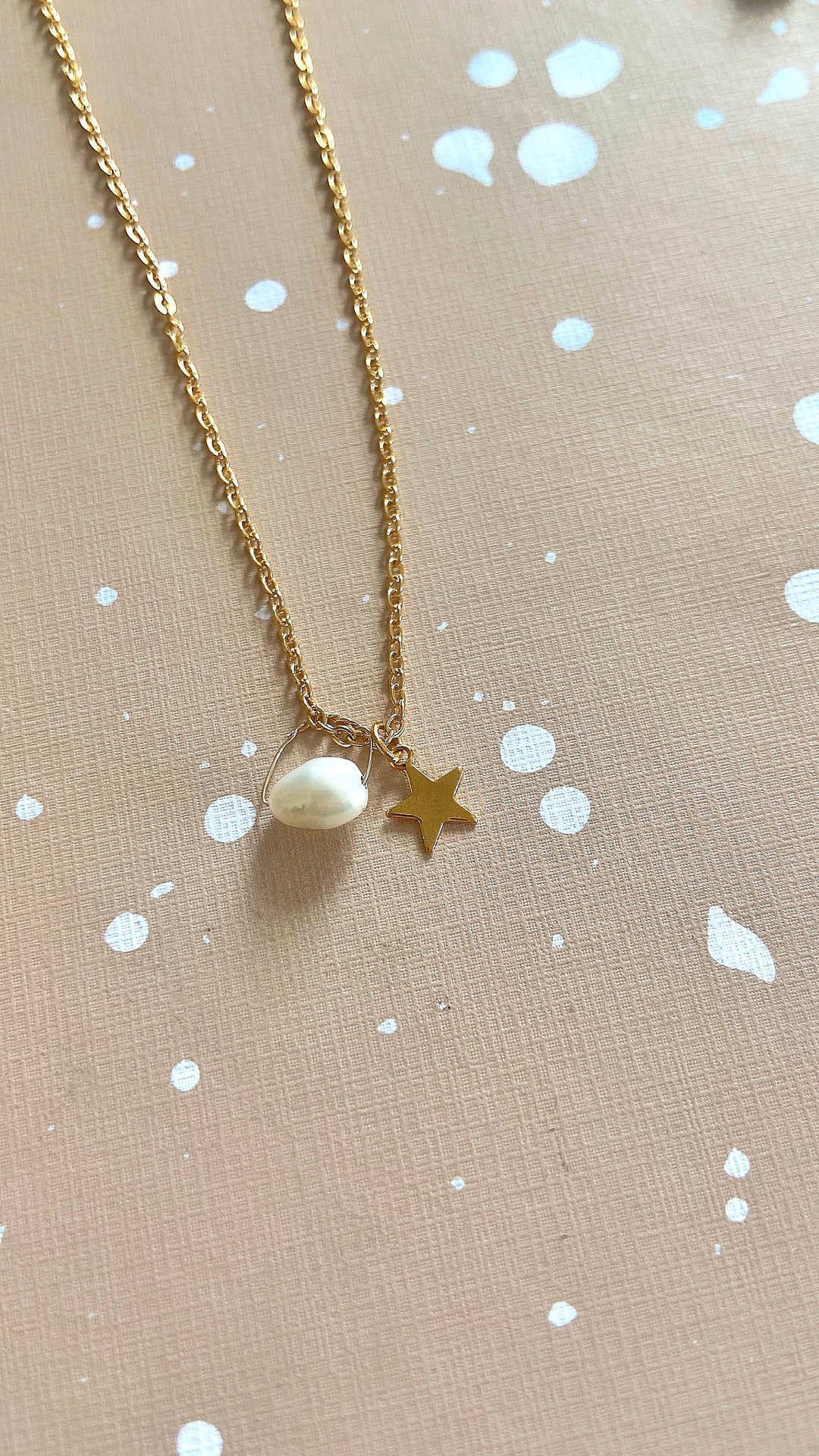 Luna Necklace Fine 14K Gold Australia