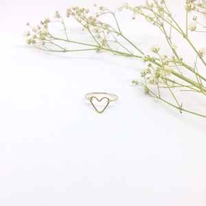 Herzring - Gold Filled 14K