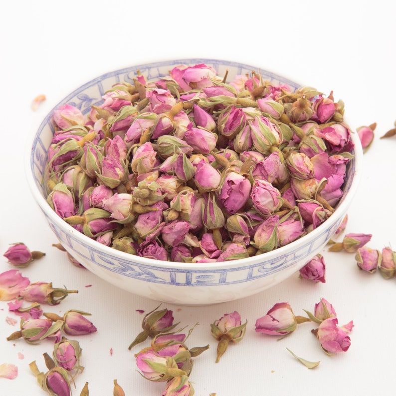 100 g Pink Rose buds perfumed potpourri dried roses Etsy
