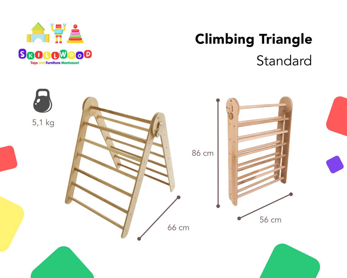 Montessori Climbing Furniture.toddlers Climb Gymfoldable Etsy