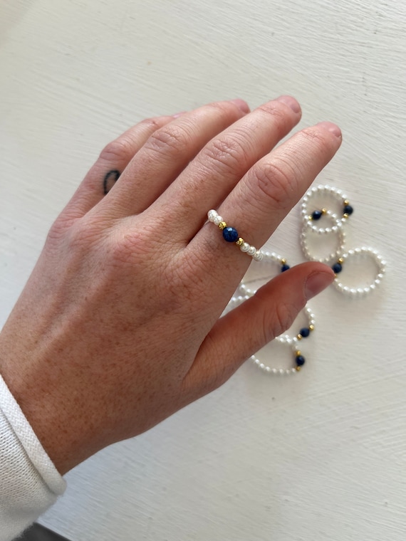 Beaded Elastic Ring