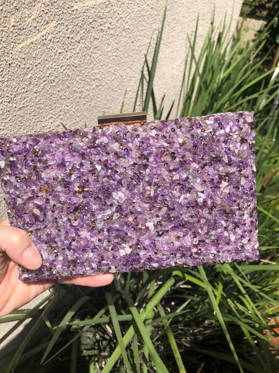 Amethyst Clutch