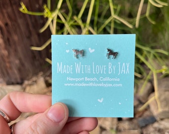 Unicorn Stud Earrings