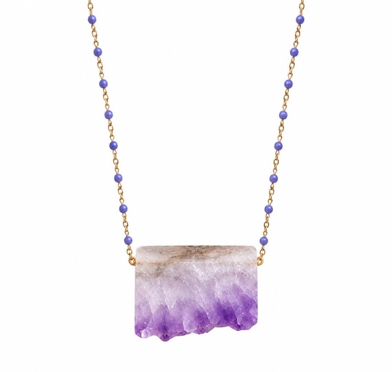 Amethyst Crystal Necklace