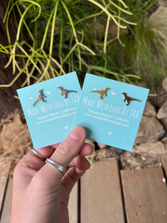 Dinosaur Stud Earrings