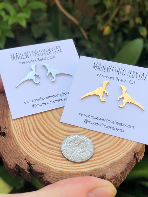 Dinosaur Stud Earrings