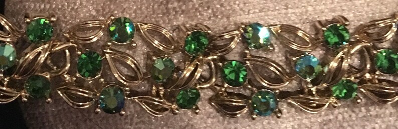 necklace and earring set Vintage signed Lisner bracelet